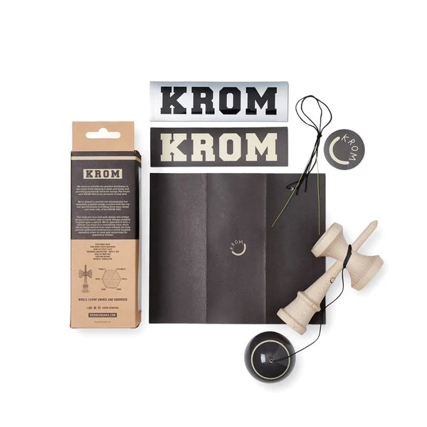 Kendama KROM Originals GAS CHARCOAL