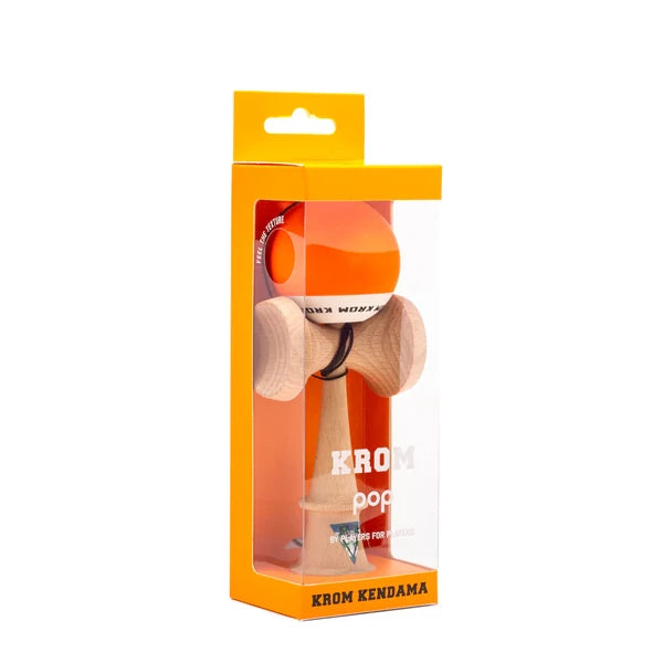 Kendama KROM POP Rubber Portocalie